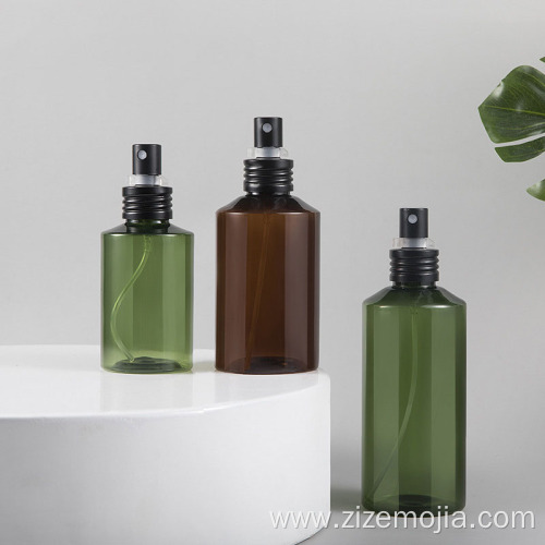 50ml Green Slant shoulder plastic skincare spray bottle